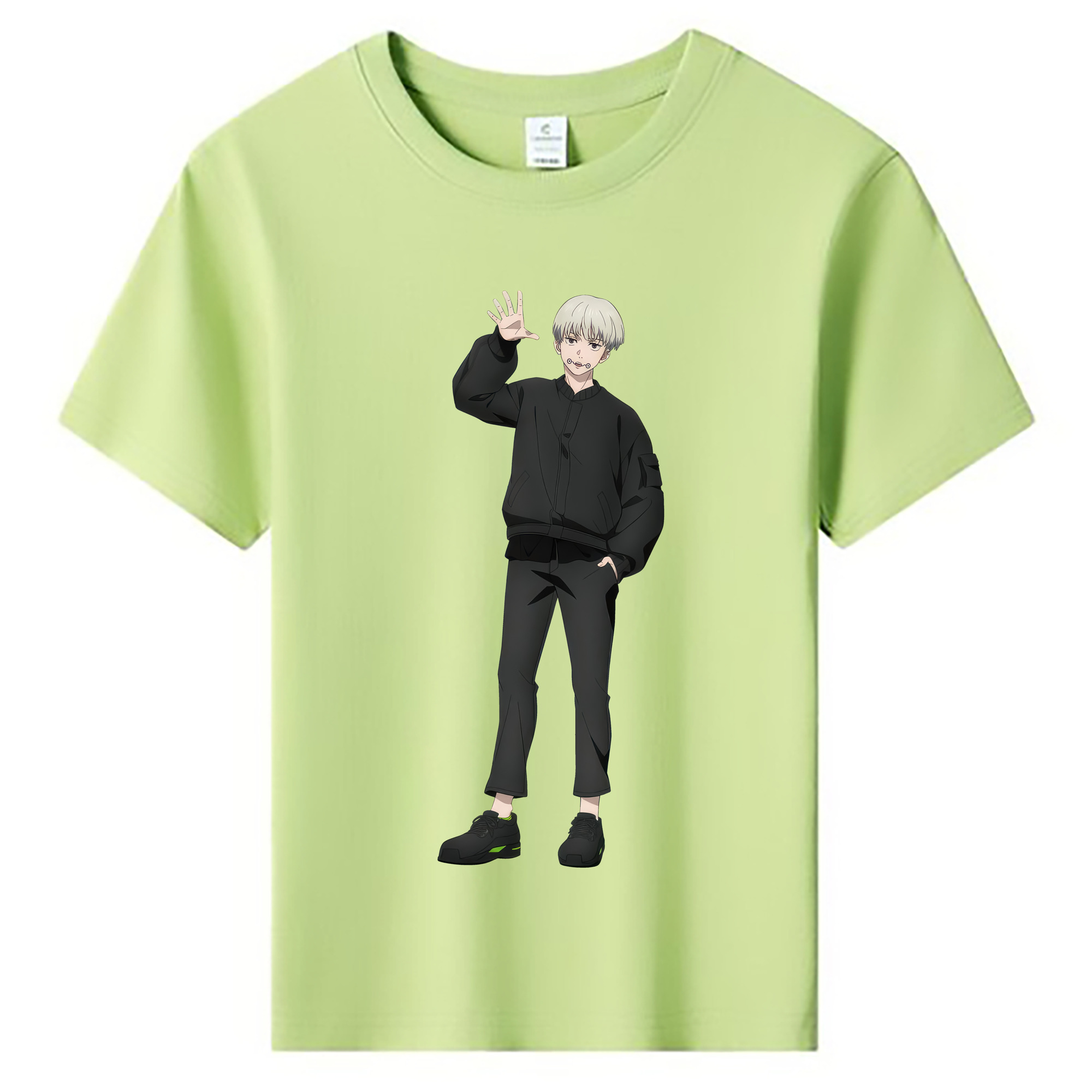 （画像用） 呪術廻戦 Jujutsu Kaisen 綿100％キッズTシャツ（フロントプリント）